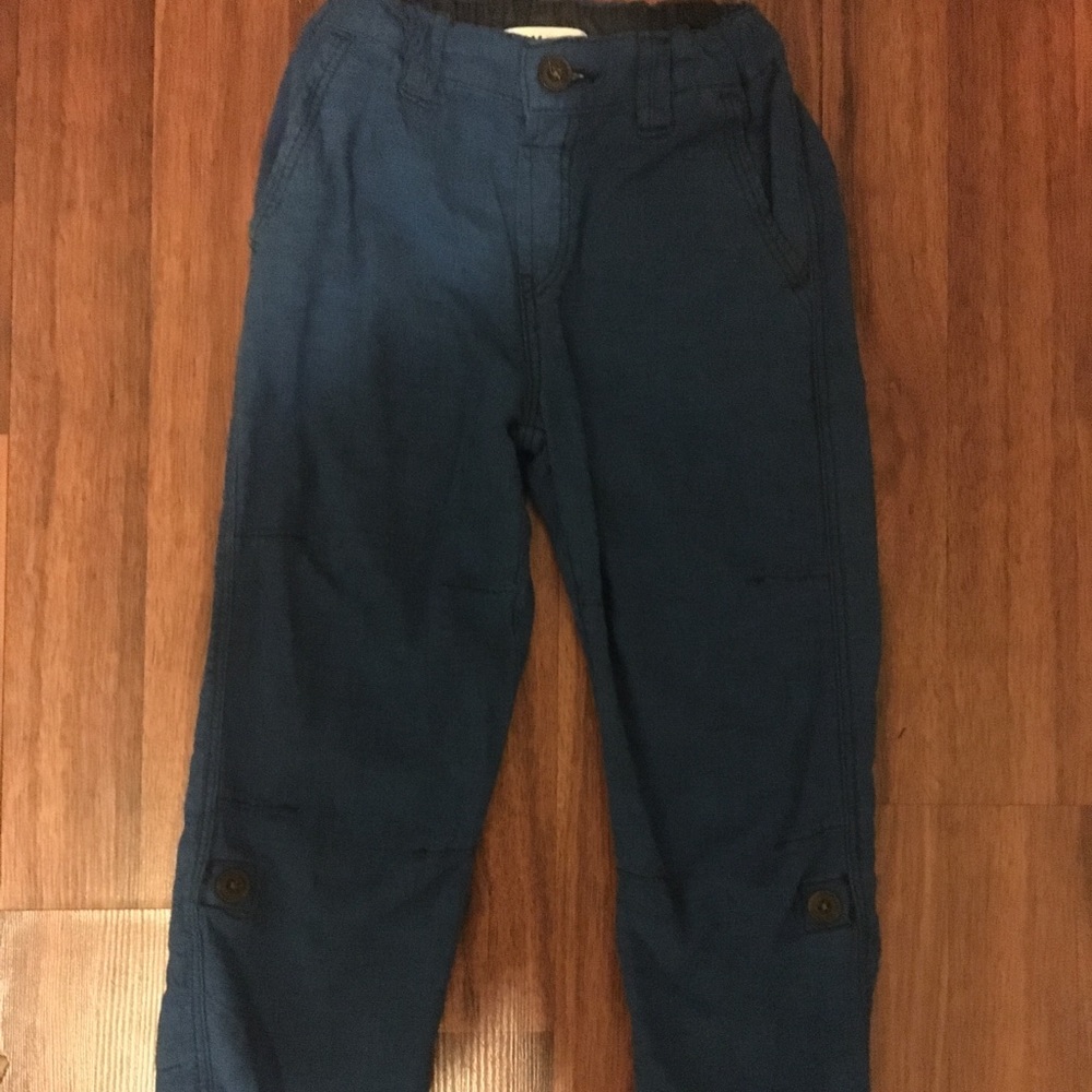 H&M Toddler Boy Linen Roll Up/Down Pant